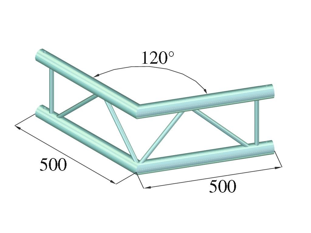 ALUTRUSS BILOCK BQ2-PAC22V 2-Weg Ecke 120