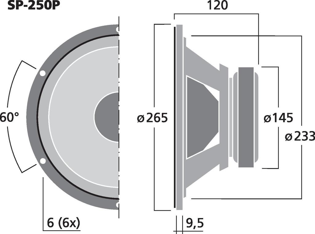 Monacor SP-250P