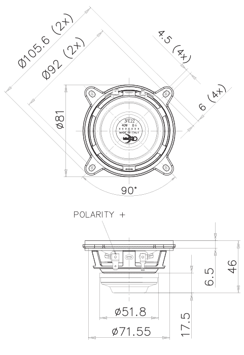 Faital PRO 3FE22