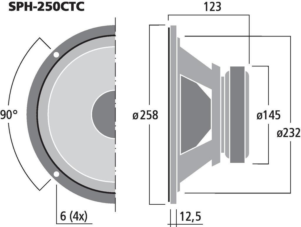 Monacor SPH-250CTC