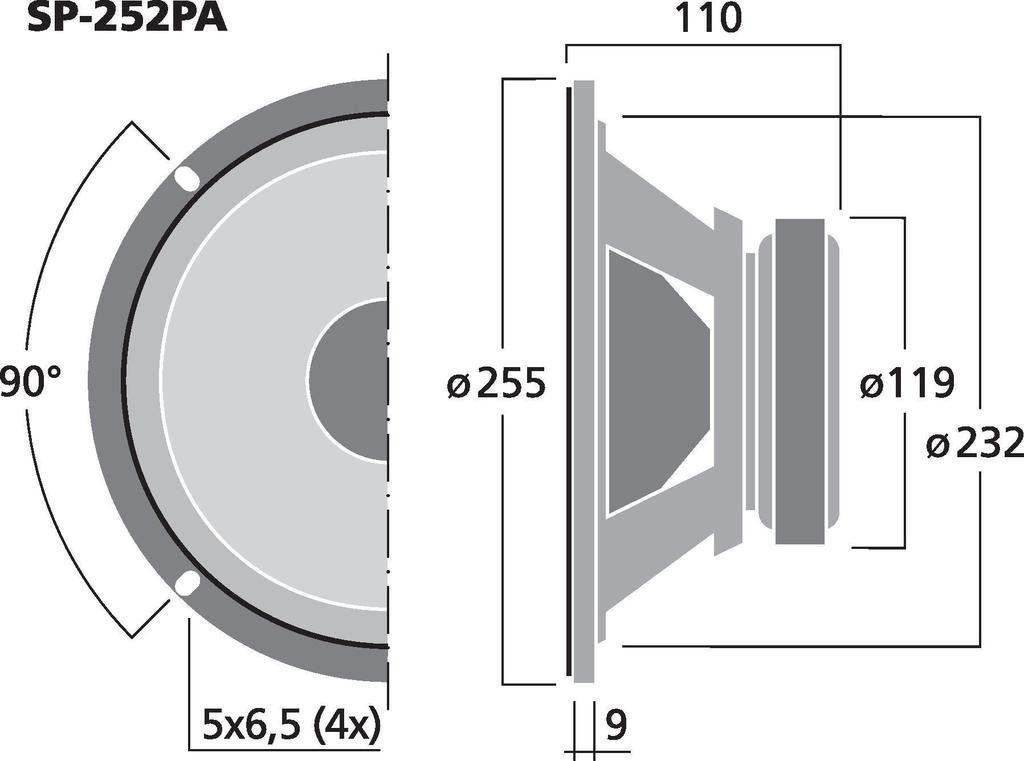 Monacor SP-252PA