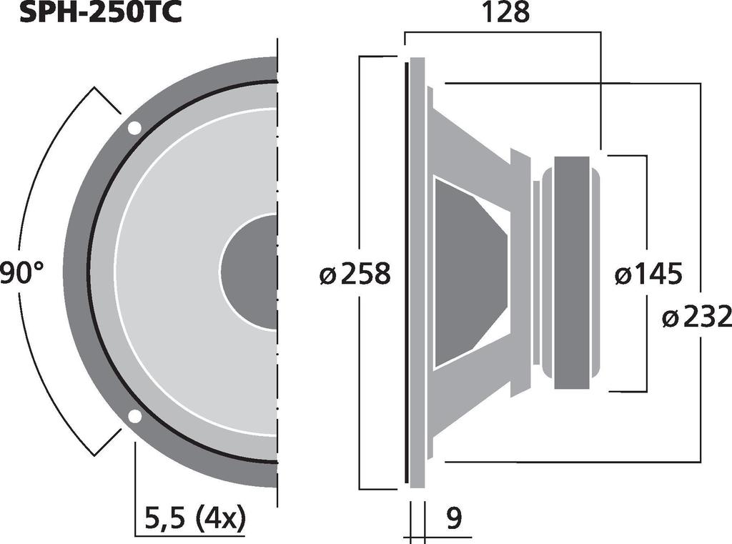 Monacor SPH-250TC