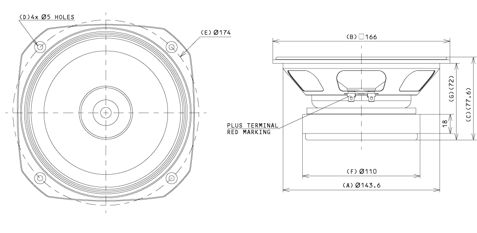  Fostex FE166NV2 8 Ohm