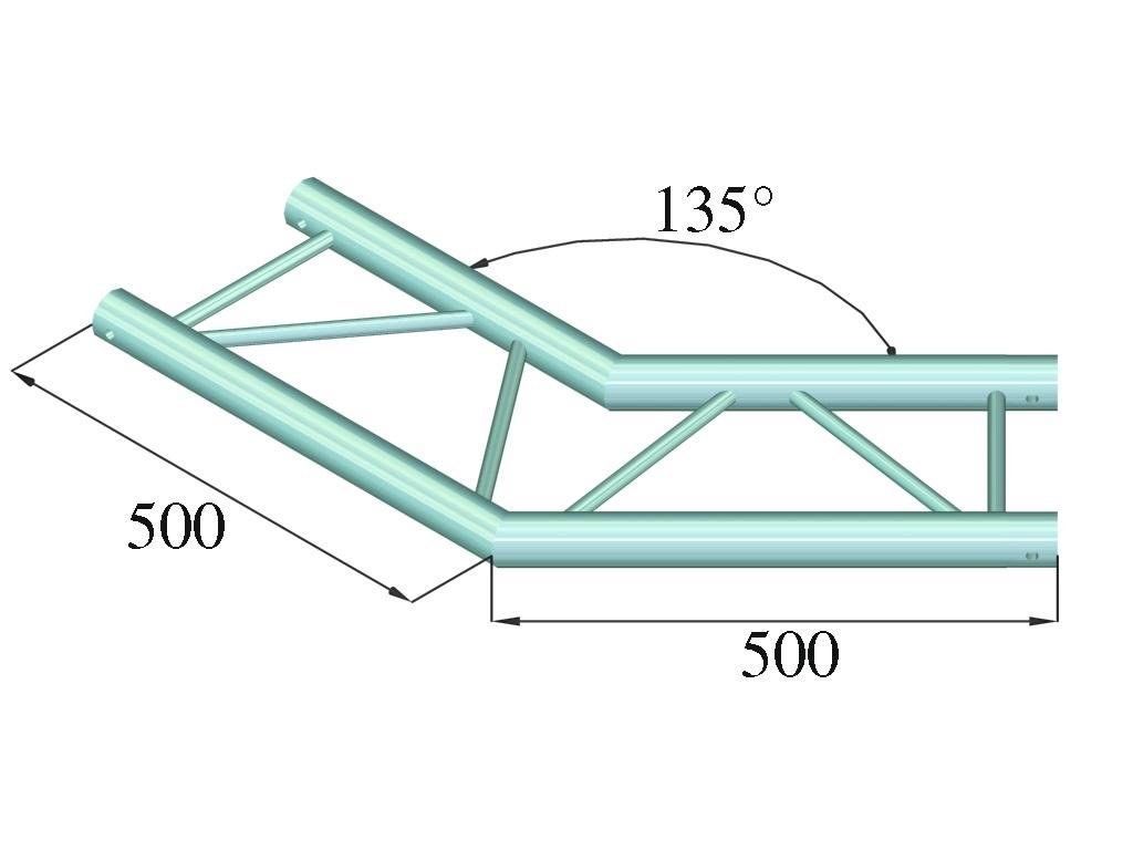 ALUTRUSS BILOCK BQ2-PAC23H 2-Weg Ecke 135