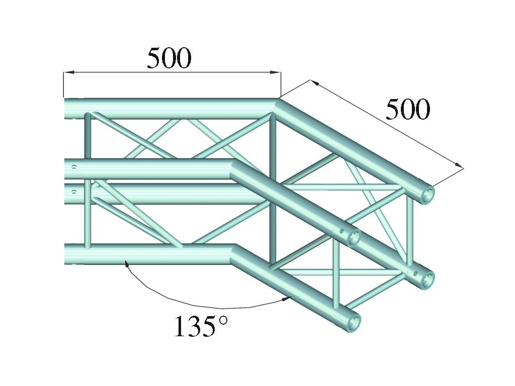 ALUTRUSS QUADLOCK 6082C-23 2-Wege-Ecke 135