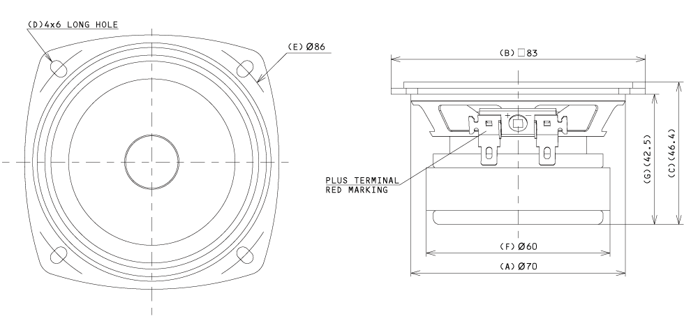 Fostex FE83NV2 8 Ohm