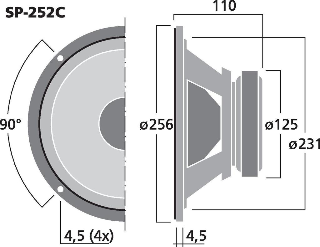 Monacor SP-252C